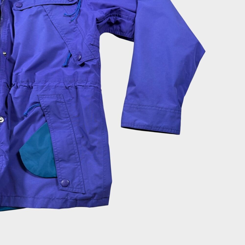 Vintage REI Gore-Tex Mountain Parka Jacket Women’s 12 Purple Teal 90s Gorpcore - Picture 7 of 16